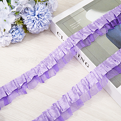 Satin Organza Pleated Ribbons&nbsp;ORIB-GF0001-06B