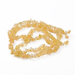 Heated Natural Citrine Beads Strands&nbsp;X-G-L555-06