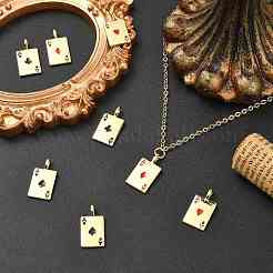 8Pcs 4 Styles Rack Plating Brass Cubic Zirconia Pendants&nbsp;KK-CJ0004-48