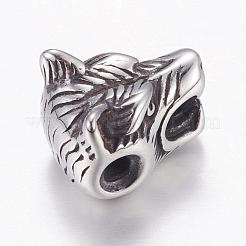 304 Stainless Steel Beads&nbsp;STAS-P173-090AS