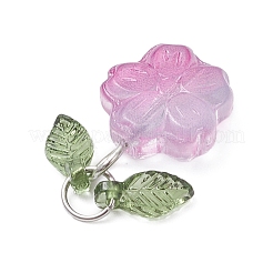 Transparent Normal Glass Pendants&nbsp;PALLOY-JF04571-02