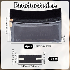 10Pcs PU Imitation Leather Necklace Display Cards&nbsp;CDIS-OC0001-11A