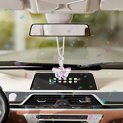 1Pc Glass Butterfly Pendant Decorations&nbsp;AJEW-LP0002-86A