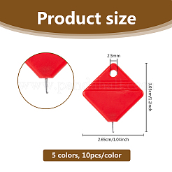50Pcs 5 Colors ABS Plastic Sewing Needle Devices&nbsp;TOOL-DC0001-22