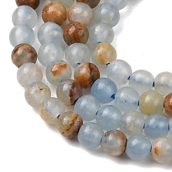 Natural Blue Calcite Beads Strands&nbsp;G-E576-09F