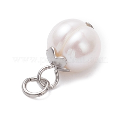 Natural Pearl Potato Charms&nbsp;PALLOY-JF04617