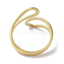 304 Stainless Steel Open Cuff Ring&nbsp;RJEW-H215-03G