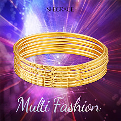 Brass Buddhist Bangle Sets&nbsp;JB635A