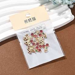 SHEGRACE Brass Micro Pave Cubic Zirconia Pendants&nbsp;XGRQ2C669-413G