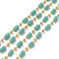 3.28 Feet Handmade Glass Beaded Chains&nbsp;X-CHC-F008-B06