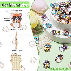 40Pcs 8 Colors Zinc Alloy Pendants&nbsp;FIND-CJ0001-73