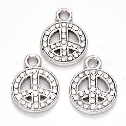 Tibetan Style Alloy Pendants&nbsp;TIBEP-S319-079AS-NR