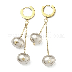 Ion Plating(IP) 304 Stainless Steel Hoop Earrings&nbsp;EJEW-D350-01G