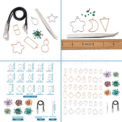 DIY UV/Epoxy Resin Pendant Necklace Making Kits&nbsp;DIY-TA0008-72