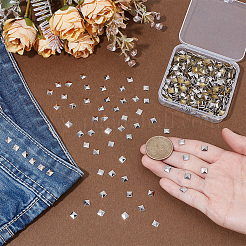 500Pcs Brass Hotfix Iron On Rivets&nbsp;KK-SP0002-60S