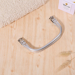 Zinc Alloy Tube Bag Flex Frames&nbsp;DIY-WH0581-47A
