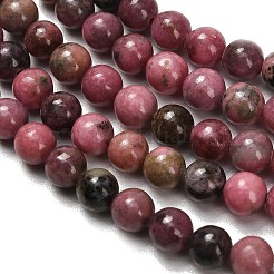 Natural Rhodonite Beads Strands&nbsp;G-F820-K08-6mm