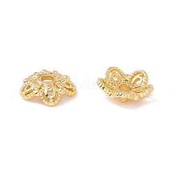 5-Petal Brass Bead Caps&nbsp;KK-A162-02G
