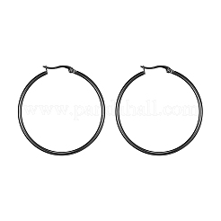 304 Stainless Steel Big Hoop Earrings&nbsp;EJEW-F105-06B
