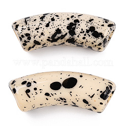 Opaque Spray Painted Acrylic Beads&nbsp;MACR-S372-001F-B08
