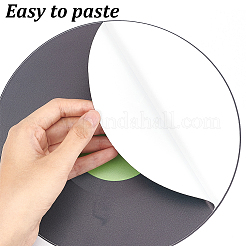 4 Sheets 4 Colors Square Plastic Vinyl Records Waterproof Decorative Stickers&nbsp;DIY-WH0349-146