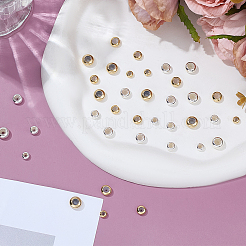 64Pcs 8 Styles Brass Beads&nbsp;KK-BBC0017-88