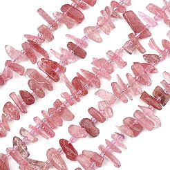 Natural Strawberry Quartz Beads Strands&nbsp;G-F821-D02-01