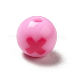 Two Tone Opaque Acrylic Beads&nbsp;LS-SACR-K003-02E