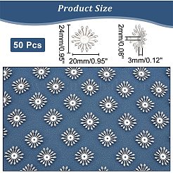 Multi-Petal 316 Surgical Stainless Steel Bead Caps&nbsp;STAS-UN0046-81