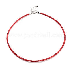 Braided Round Imitation Leather Bracelets Making&nbsp;BJEW-H610-01P