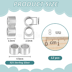 925 Sterling Silver Spacer Bars&nbsp;STER-BC0004-24A-P
