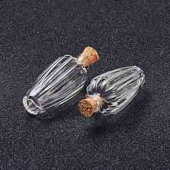 Glass Cork Bottles&nbsp;LS-AJEW-O032-05C
