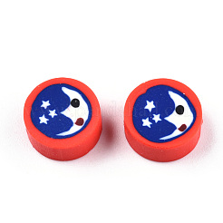 Handmade Polymer Clay Beads&nbsp;CLAY-T020-37