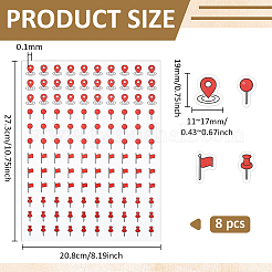 PVC Self-Adhesive Stickers&nbsp;DIY-WH0671-474A