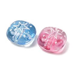 Gradient Color Transparent Acrylic Beads&nbsp;AC-CBAC4EE-01