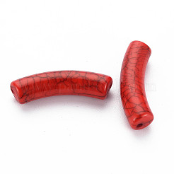 Opaque Crackle Acrylic Beads&nbsp;LS-MACR-S372-002N-009