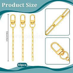 50Pcs Alloy Swivel Clasps&nbsp;HJEW-PH02305