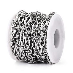 304 Stainless Steel Hexagon Link Chains&nbsp;CHS-Q009-12P