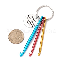 Aluminum Crochet Hooks Keychain&nbsp;KEYC-JKC01013-02