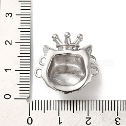 Tarnish Resistant 304 Stainless Steel Connector Rhinestone Settings&nbsp;STAS-Q252-14P