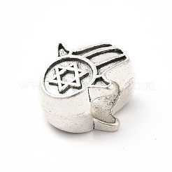 Tibetan Style Alloy European Beads&nbsp;PALLOY-P293-116AS