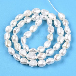 Natural Cultured Freshwater Pearl Beads Strands&nbsp;PEAR-N014-05F-01