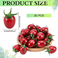 Plastic Simulation Tomato&nbsp;LS-AJEW-WH0696-141