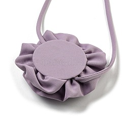 Fabric Rose Tie Choker Necklaces for Women&nbsp;LS-NJEW-Z022-01J