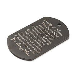 201 Stainless Steel Pendants&nbsp;STAS-L079-18EB