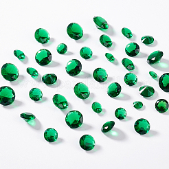 6 Style Diamond Shaped Cubic Zirconia Pointed Back Cabochons&nbsp;ZIRC-PH0001-37