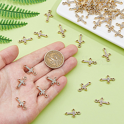 60Pcs Alloy Rhinestone Pendants&nbsp;RB-DC0001-13