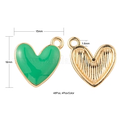 48Pcs Eco-Friendly Zinc Alloy Enamel Pendants&nbsp;FIND-LS0001-09-NR
