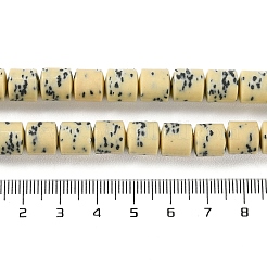 Imitation Dalmatian Handmade Porcelain Beads Strands&nbsp;PORC-H011-06A
