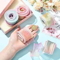 Polyester Organza Ribbon&nbsp;SRIB-FZC0001-001B